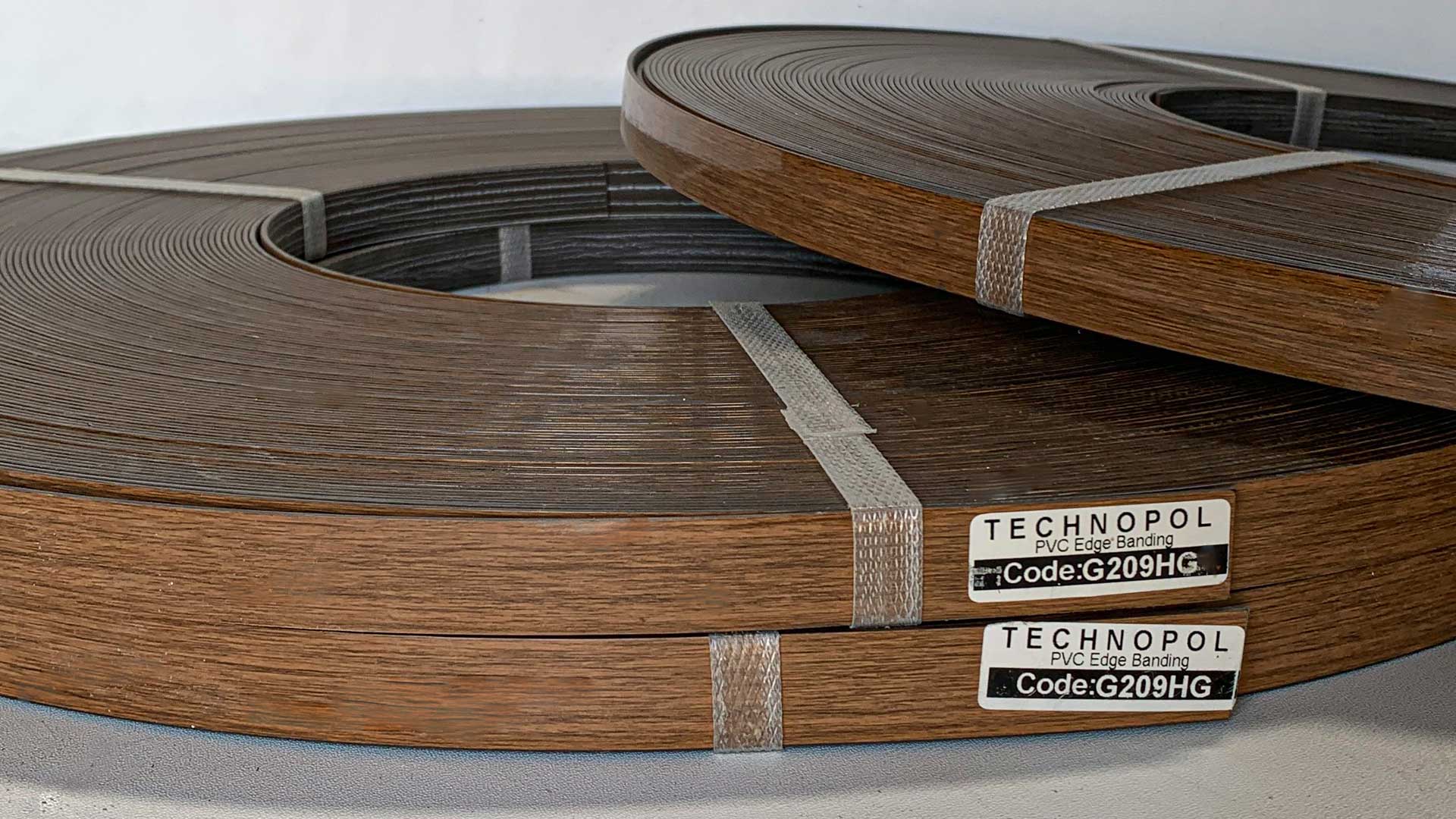 نوار دو میل طرح چوب تیره تکنوپل