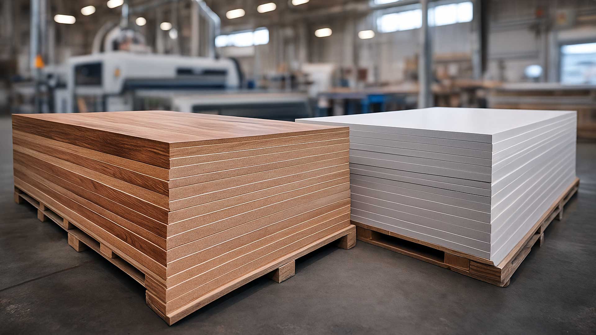 تصویری از ورق های ام دی اف