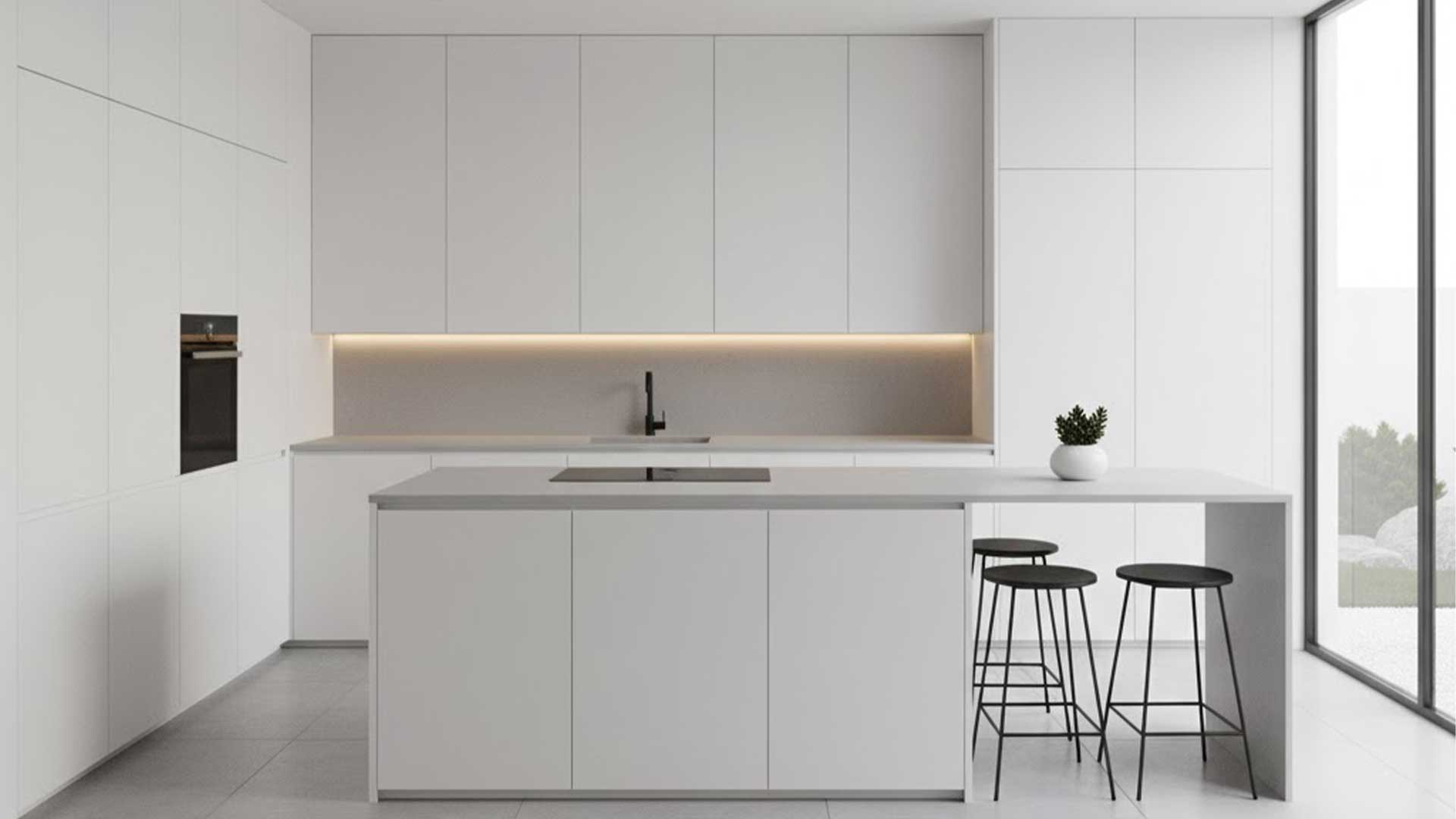 تصویری از مدل کابینت مینیمال